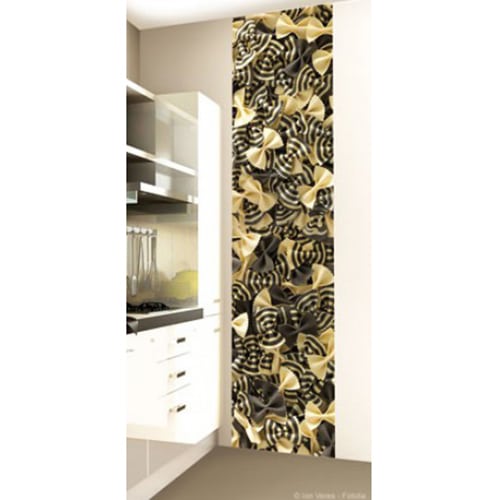 Une déco colorée grâce à nos stickers en forme de papier peint Pasta ! mis en ambiance, 1ère proposition Sticker adhésif Pasta !