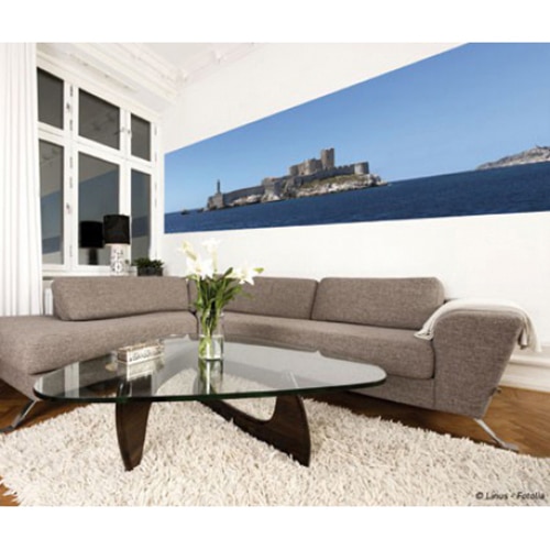 Le sticker Chateau d'If pour une déco personnalisée ! mis en ambiance, 2ème proposition Sticker autocollant Chateau d'If pour une déco personnalisée ! mis en ambiance, 2ème proposition