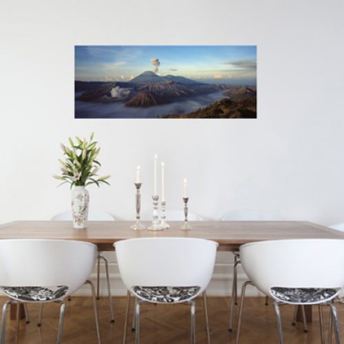 Visitez des lieux magiques avec notre sticker Volcan de Bromo ! mis en ambiance, 2ème proposition Sticker autocollant Volcan de Bromo