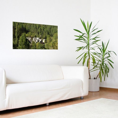 Visitez des lieux magiques avec notre sticker Paysage de France - La Croze ! mis en ambiance, 1ère proposition Sticker autocollant Paysage de France - La Croze