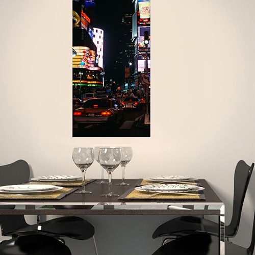 Direction les USA avec nos stickers New York by night ! Sticker adhésif ambiance New York