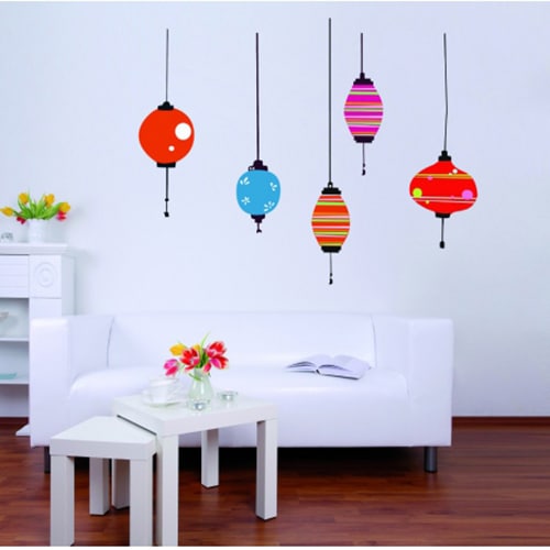 stickers lampes asiatiques stickers muraux lampes asiatiques