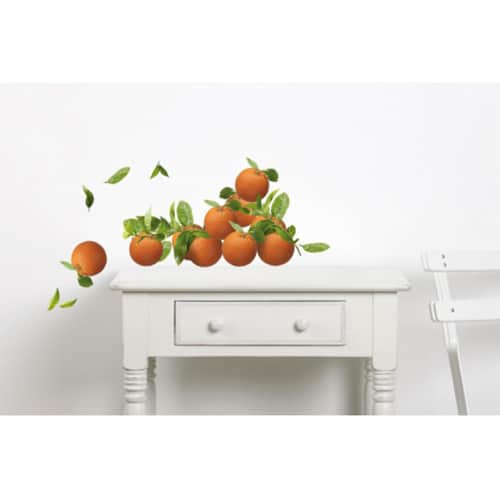 Une déco aux saveurs du monde avec nos stickers Oranges ! Sticker mural Clémentines