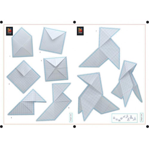 Faites de votre intérieur un espace moderne avec nos stickers Chien en Papier Origami ! mis en ambiance, 4ème proposition Autocollant muraux Origami