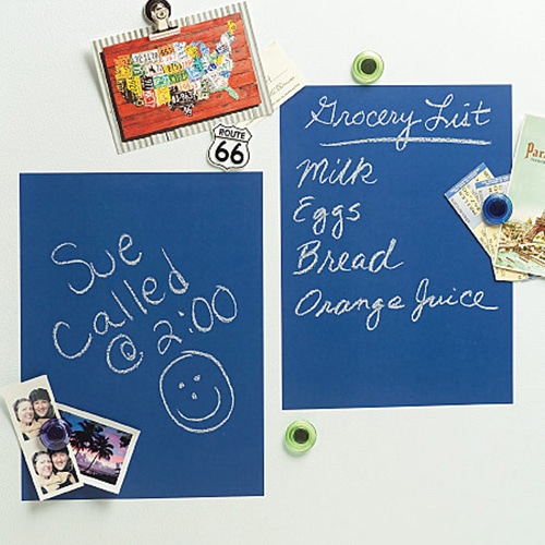 Restez enfants et choisissez notre sticker autocollants 2 ardoises bleues ! mis en ambiance, 1ère proposition Sticker autocollants 2 ardoises bleues