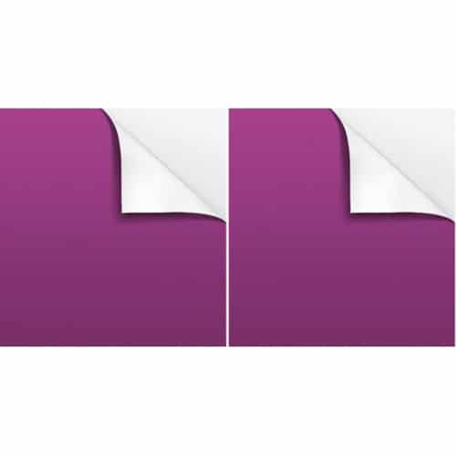 Optez pour une déco unique avec le sticker 2 ardoises violettes ! Sticker mural 2 ardoises violettes !