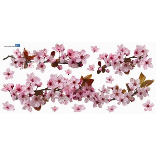 Créez une écrin de verdure avec le sticker Branches de Cerisier Japonais ! mis en ambiance, 2ème proposition Sticker Branches de Cerisier Japonais à coller au mur