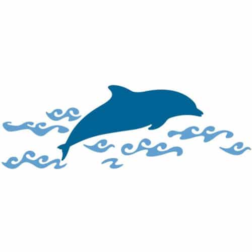 Offrez un peu de joie à votre intérieur avec le sticker Dauphin ! Sticker mural Dauphin !