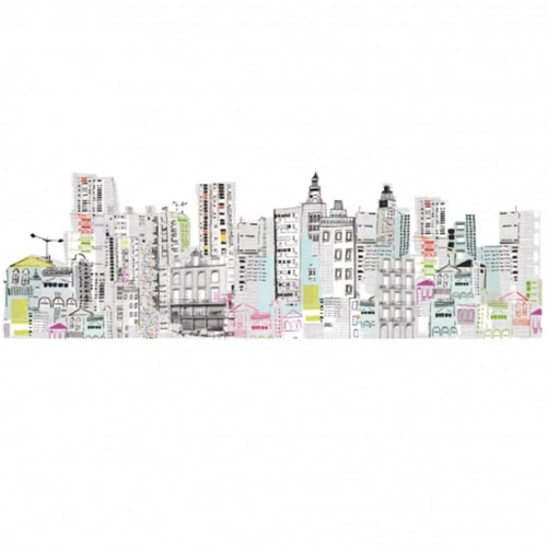Sticker Ville Downtown ! sticker dessin de ville