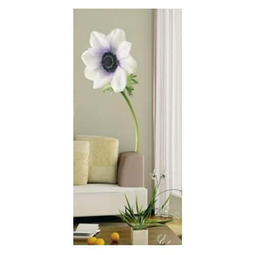 Créez une écrin de verdure avec le sticker Fleur d'Anémone Blanche ! Sticker autocollant Fleur d'Anémone Blanche