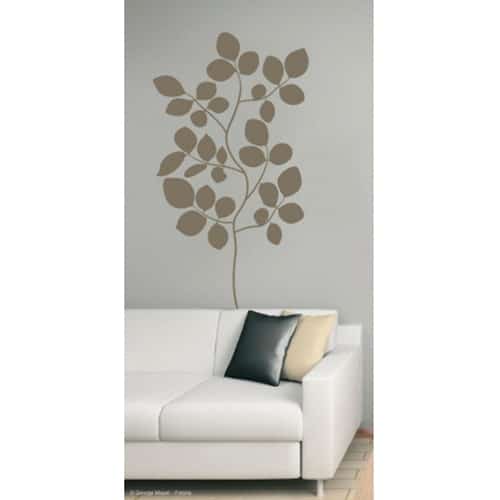 Créez une écrin de verdure avec le sticker Branches de Buisson Bronze ! mis en ambiance, 1ère proposition Sticker autocollant Branches de Buisson Bronze