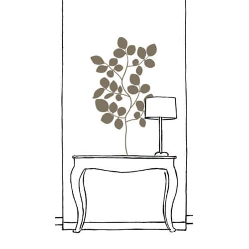 Créez une écrin de verdure avec le sticker Branches de Buisson Bronze ! mis en ambiance, 2ème proposition Sticker adhésif Branches de Buisson Bronze