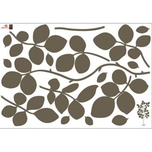Créez une écrin de verdure avec le sticker Branches de Buisson Bronze ! mis en ambiance, 4ème proposition Sticker muraux Branches de Buisson Bronze
