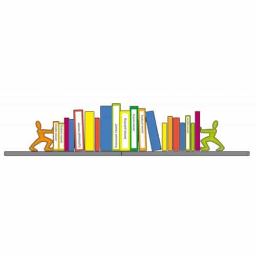 Choisissez notre sticker trompe-l'oeil Fausse Bibliothèque Black and Blum pour une déco chic ! Sticker mural trompe-l'oeil Fausse Bibliothèque Black and Blum