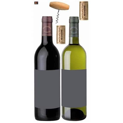 Stickers personnalisés Bouteilles de vin ardoises, Bouchons, Tire Bouchon et dégustez ! Stickers autocollant vin - ardoise adhésives Bouteilles de vin, Bouchons, Tire Bouchon