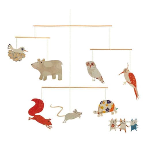Nos stickers Mobile Animaux de la Forêt pour une touche moderne ! Sticker mural animaux marionettes