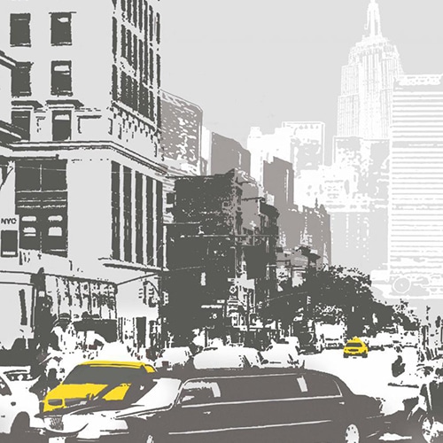 Sticker pour lave vaisselle New York Sticker mural pour lave vaisselle New York