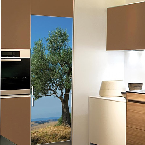 Sticker pour Grand Frigo Olivier de Provence Sticker déco pour Grand Frigo Olivier de Provence