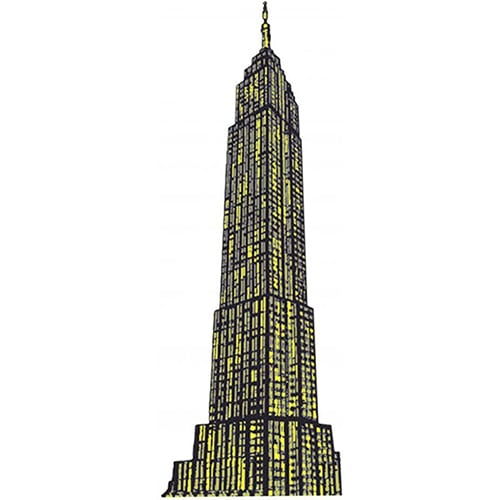 A l'abordage des USA avec nos stickers Petit Building de New-York lumineux ! Sticker adhésif mural gratte-ciel lumineux