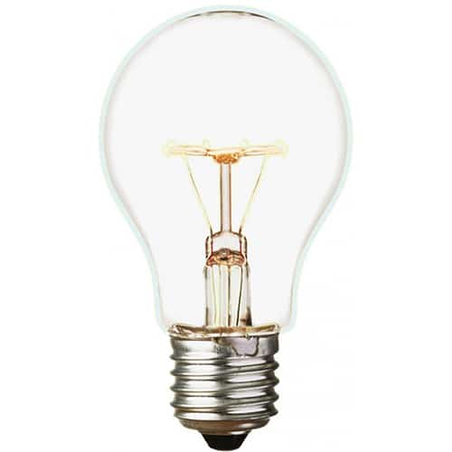 Un peu de lumière avec notre sticker géant mural Ampoule blanche ! sticker décoratif ampoule