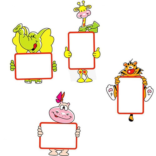 Stickers Animaux ardoise à feutres pour enfants Stickers animaux ardoise à feutres à coller pour les enfants
