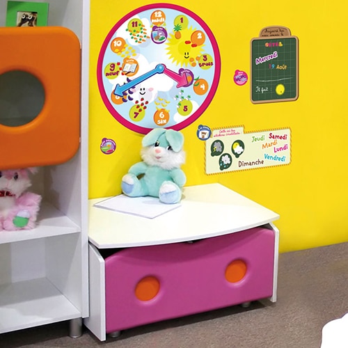 Sticker Calendrier 3-5 ans ludiques pour sa chambre ! Sticker Calendrier 3-5 ans ludiques avec jouets