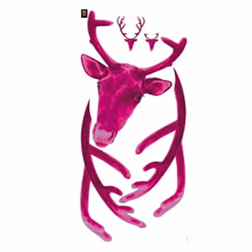 Optez pour la modernité de nos stickers Trophée Rose ! mis en ambiance, 4ème proposition Sticker à monter trophé rose