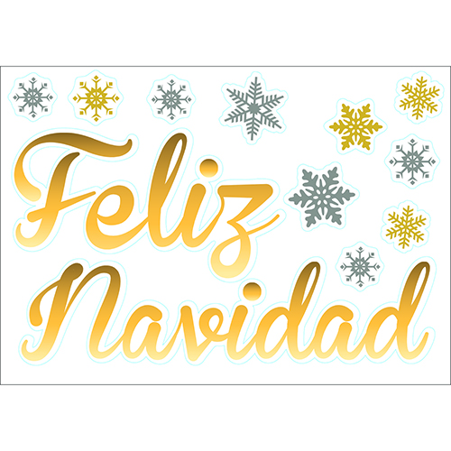 sticker déco Feliz Navidad pour noel