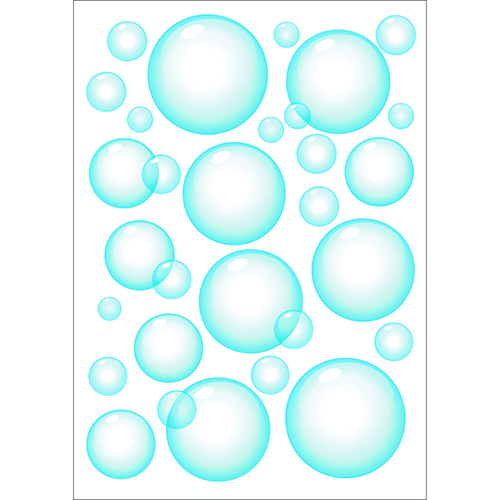 Planche de bulle savon à coller