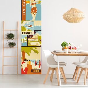 Sticker Affiche Côte d'Azur pour déco intérieur