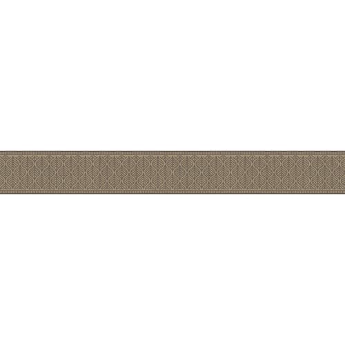 Contremarches en bois ornées de stickers noir et blanc petit carré en diagonale moderne