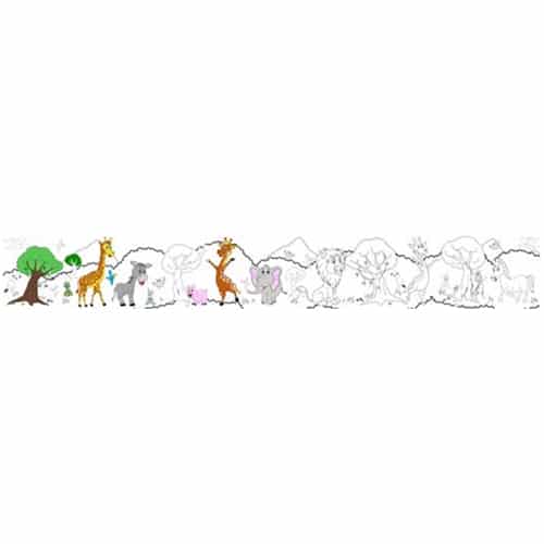 sticker à colorier éléphant pour enfant sticker à colorier autocollant éléphant pour enfant
