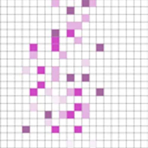 Stickers autocollants à colorier Pixel art