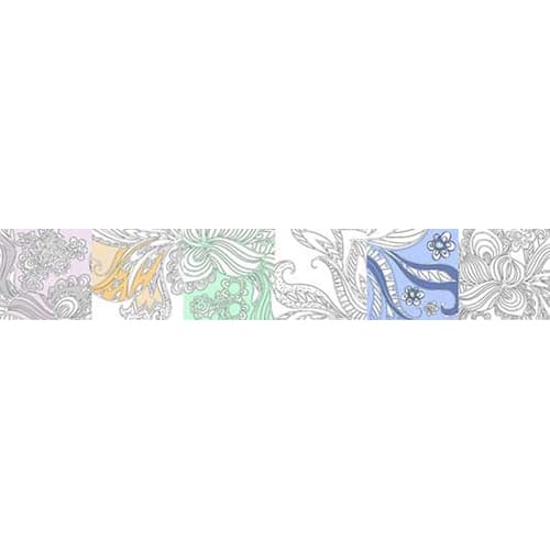Stickers à colorier Fleurs Indiennes mis en ambiance, 4ème proposition Sticker autocollant fleur indienne à colorier