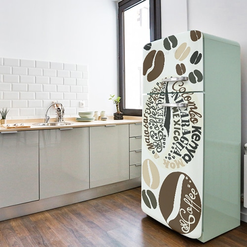 Sticker Coffee Time carrelage cuisine ou salle de bain