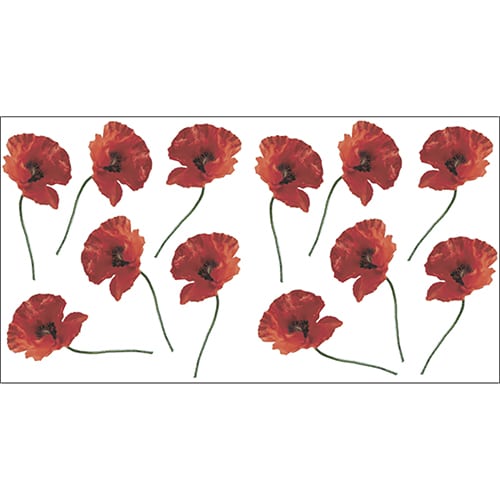 Stickers coquelicots autocollants !