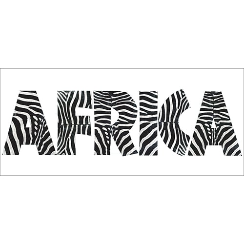 Stickers Muraux Africa autocollant