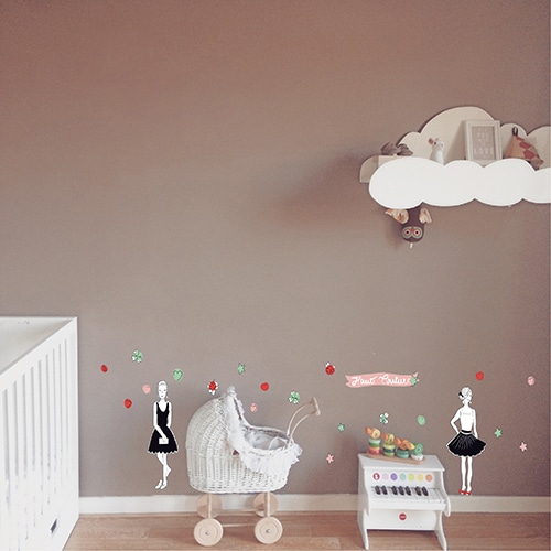 chambre de bébé décorée avec des éléphants