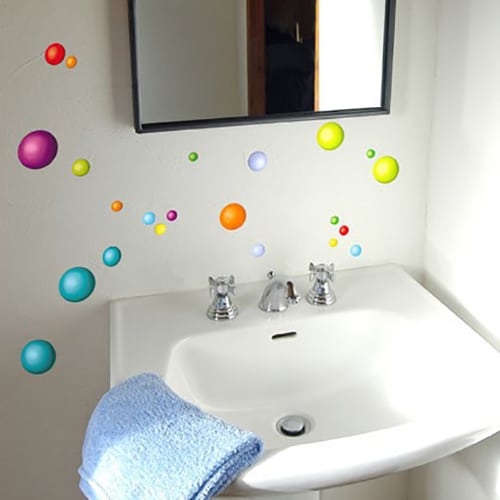 Sticker autocollant Perles déco dans une salle de bain