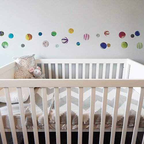 Stickers autocollants Sac de Billes pour la chambre d'un enfant