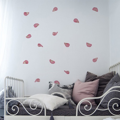 Sticker mural Live Love Laugh Noir sur fond gris dans un salon