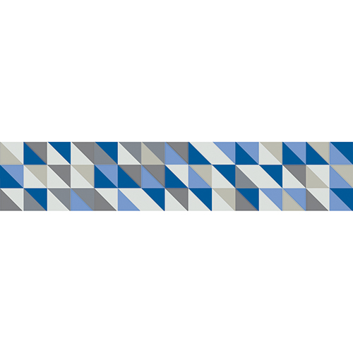 Sticker autocollant Papillons scandinave chevrons 3D sur un mur blanc avec une fenêtre et une horloge en bois