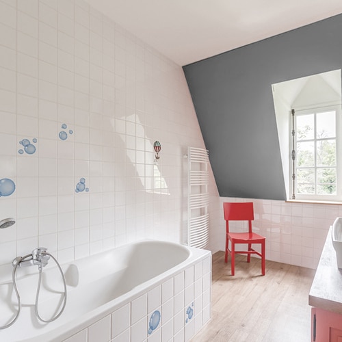 Stickers autocollants pour carrelage Bulles de Savon