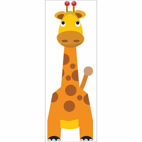 Sticker autocollant Girafe pour thèmes enfants