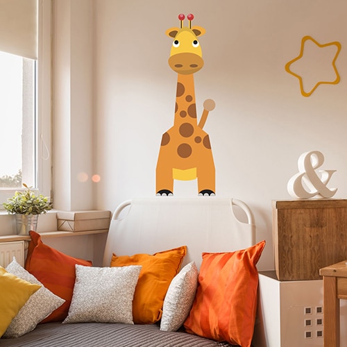 Sticker mural Girafe pour enfants