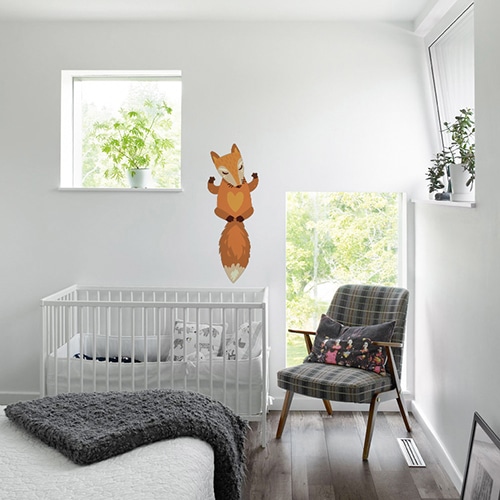 Autocollant Renard pour chambre d'enfants