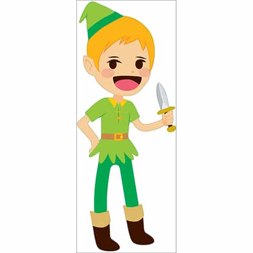 Sticker mural Peter Pan pour enfants