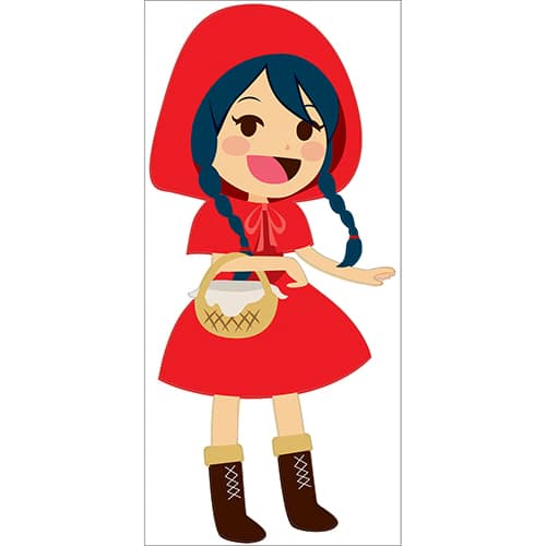 Sticker pour enfant Chaperon Rouge