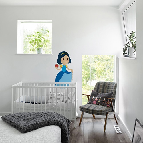 Sticker adhésif Blanche Neige chambre