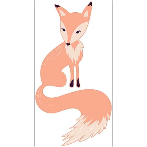 Sticker Renard pour enfants